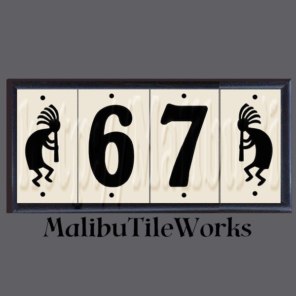 Southwest Style House Numbers Etsy