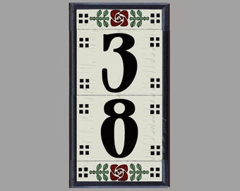 custom listing for karen unframed address tile street name etsy