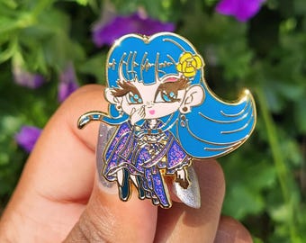 Maomao Dance (Blue) Enamel Pin