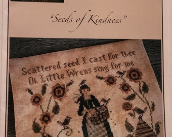 Counted Cross-stitch Pattern for Seeds of Kindness from Scattered Seed Sampler