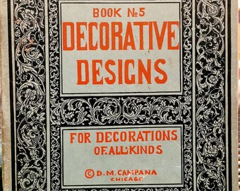 Book No. 5 Decorative Designs by D.M. Campana, Chicago