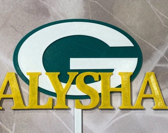 packers cake topper etsy