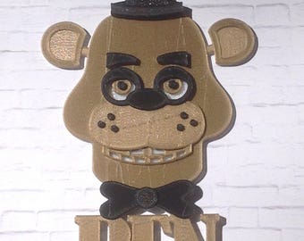 Five Nights At Freddy S Cake Topper Etsy