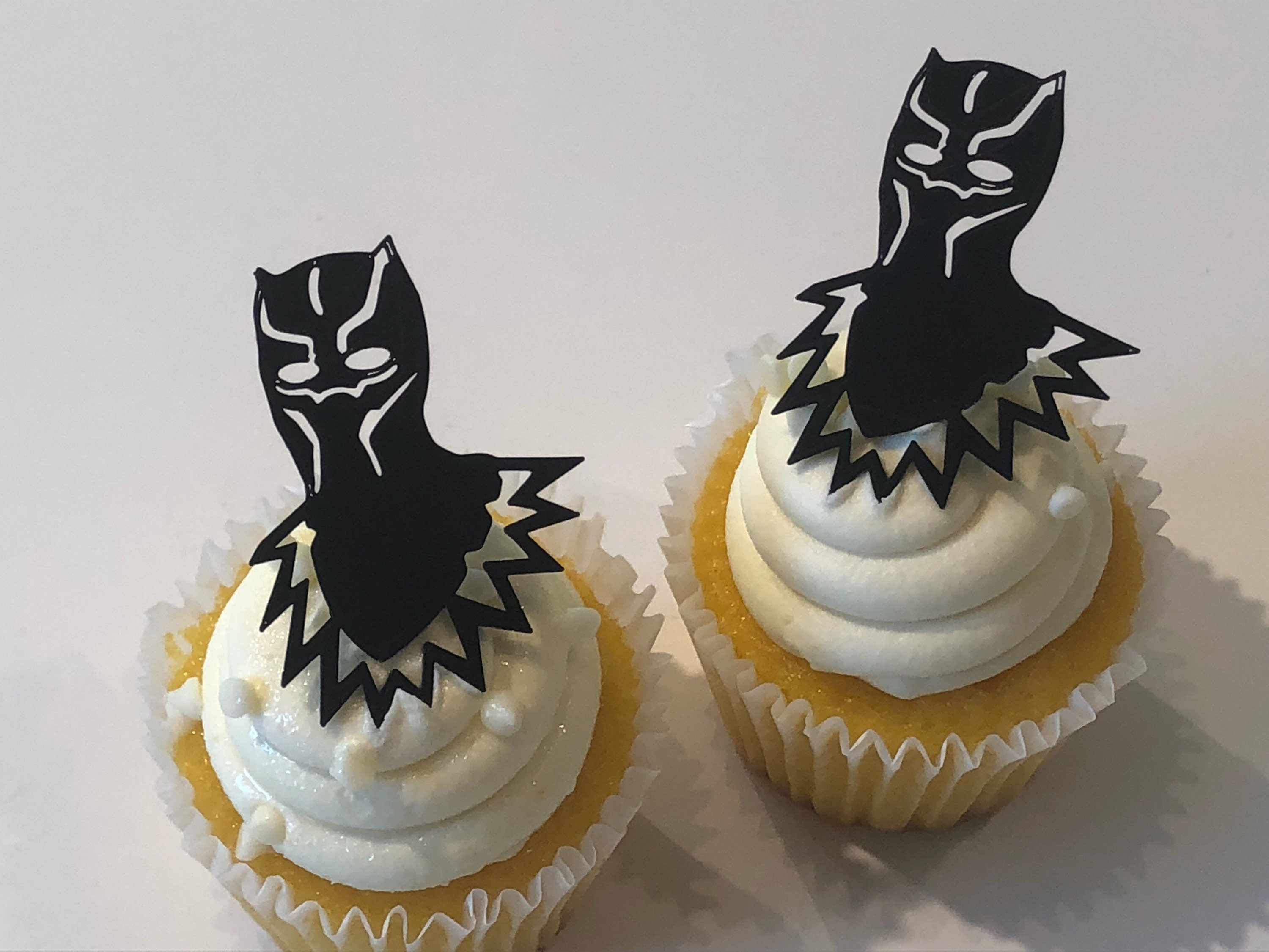 Black Panther Cupcake Toppers 1 Doz | Etsy
