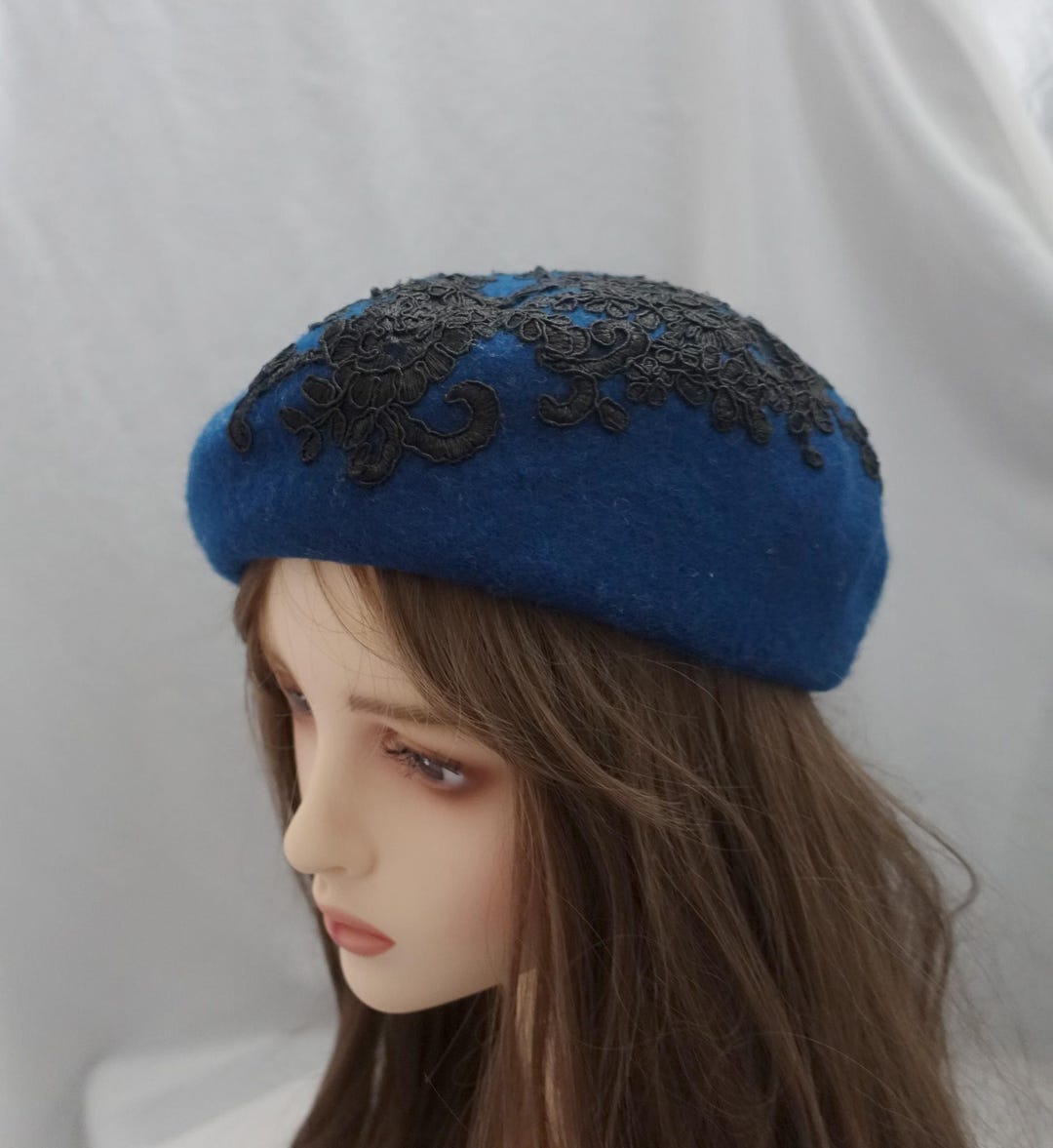 Essential Wool Beret London Blue main image 1