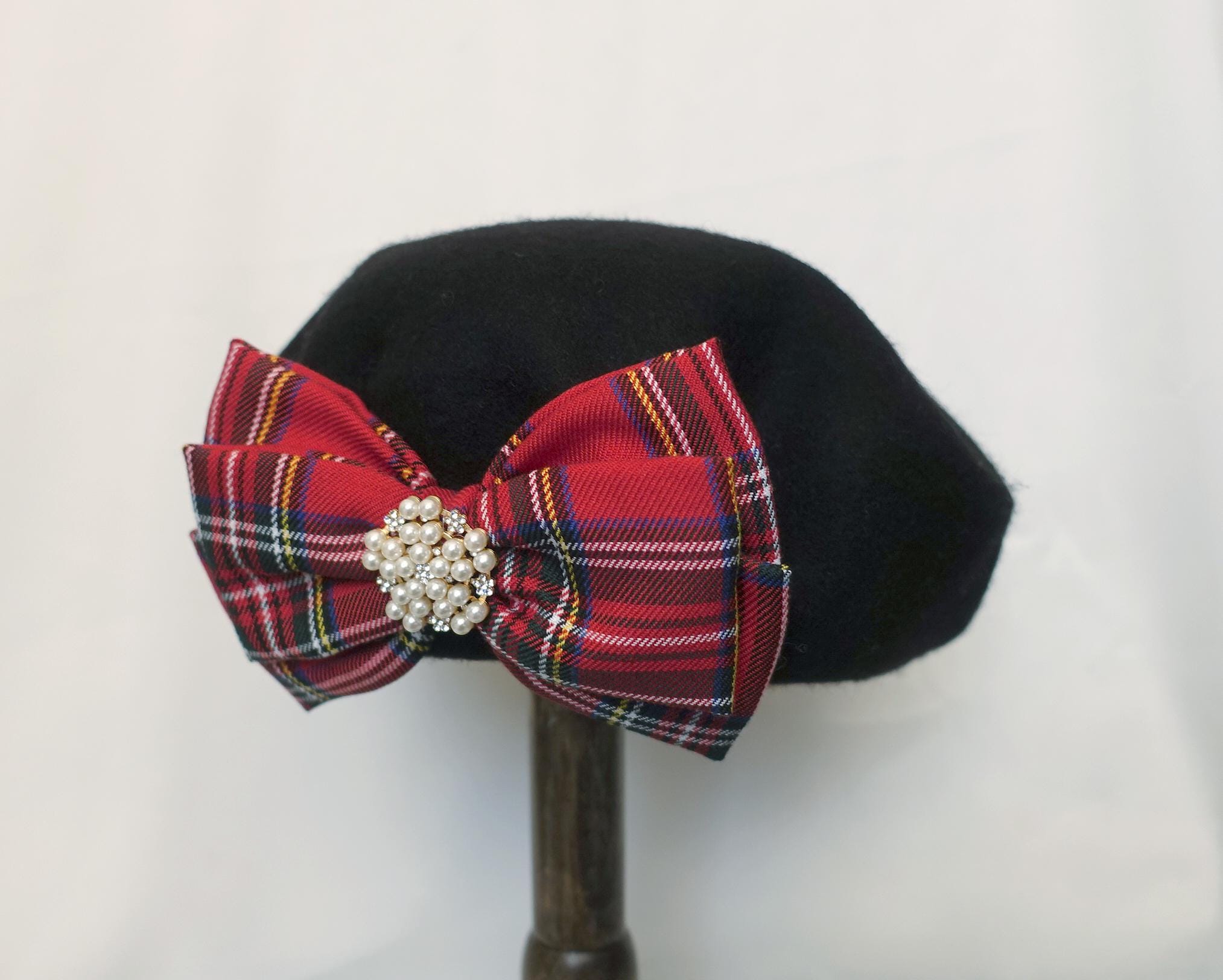Red Beret With Pearls - Etsy