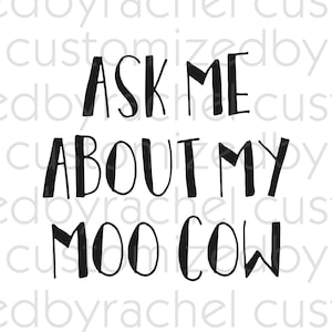 私のMoo Cow SVGファイルについて聞いてください