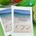 Walk on the Beach Personalized Margarita Mix Favors - Set of 24