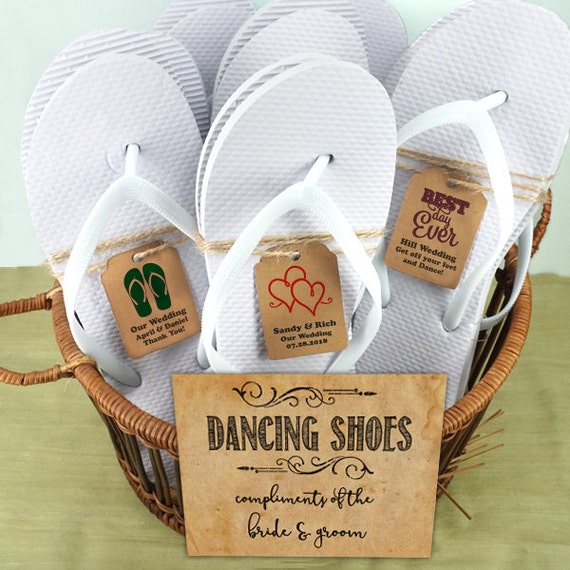 cheap white flip flops for wedding