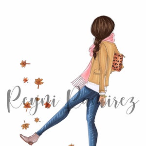Herfst illustratie, herfst clipart, downloadbare herfst, afdrukbare kunst, onmiddellijke download, afdrukbare herfst, digitale downloadbare