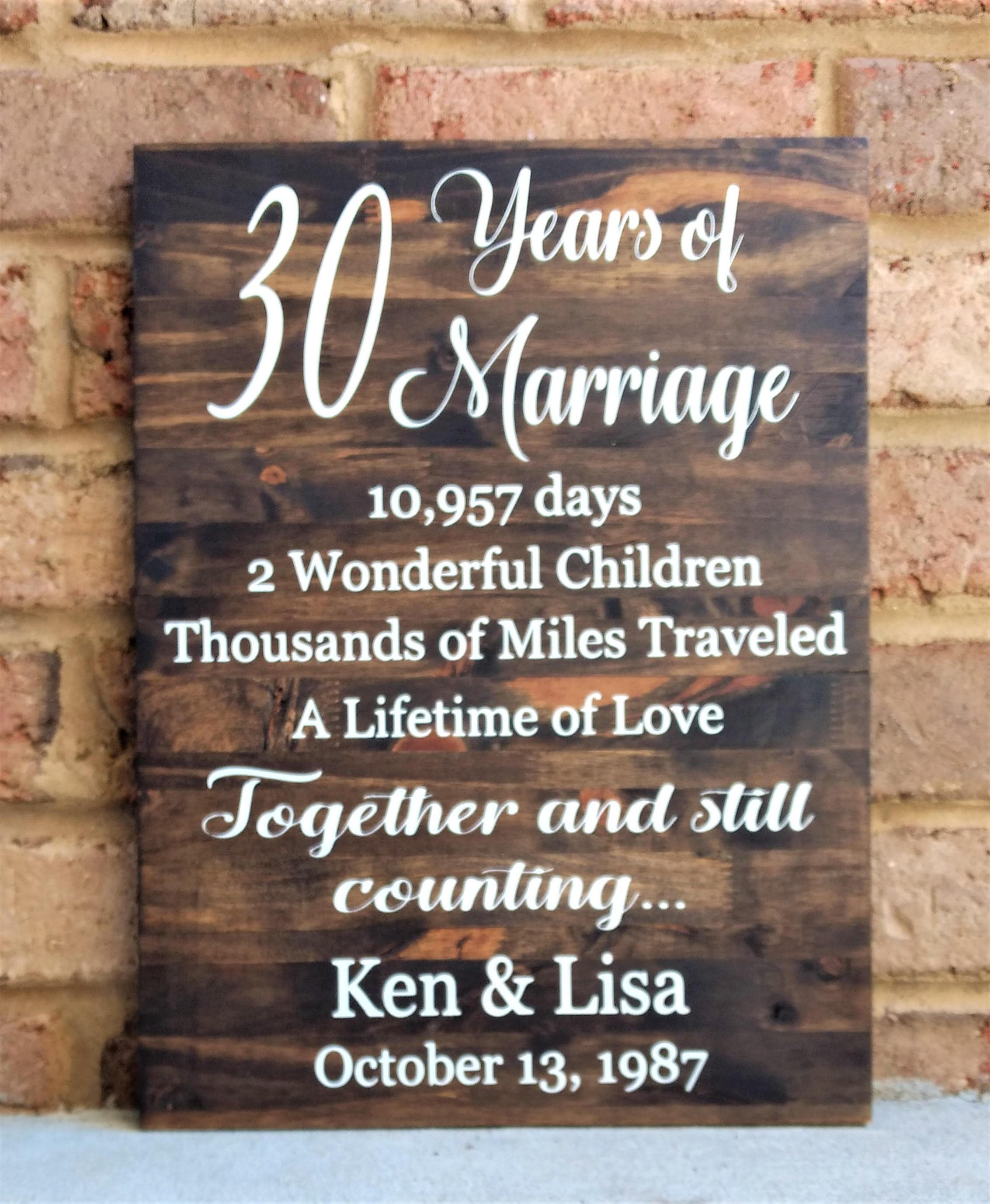 30 Years Marriage Anniversary