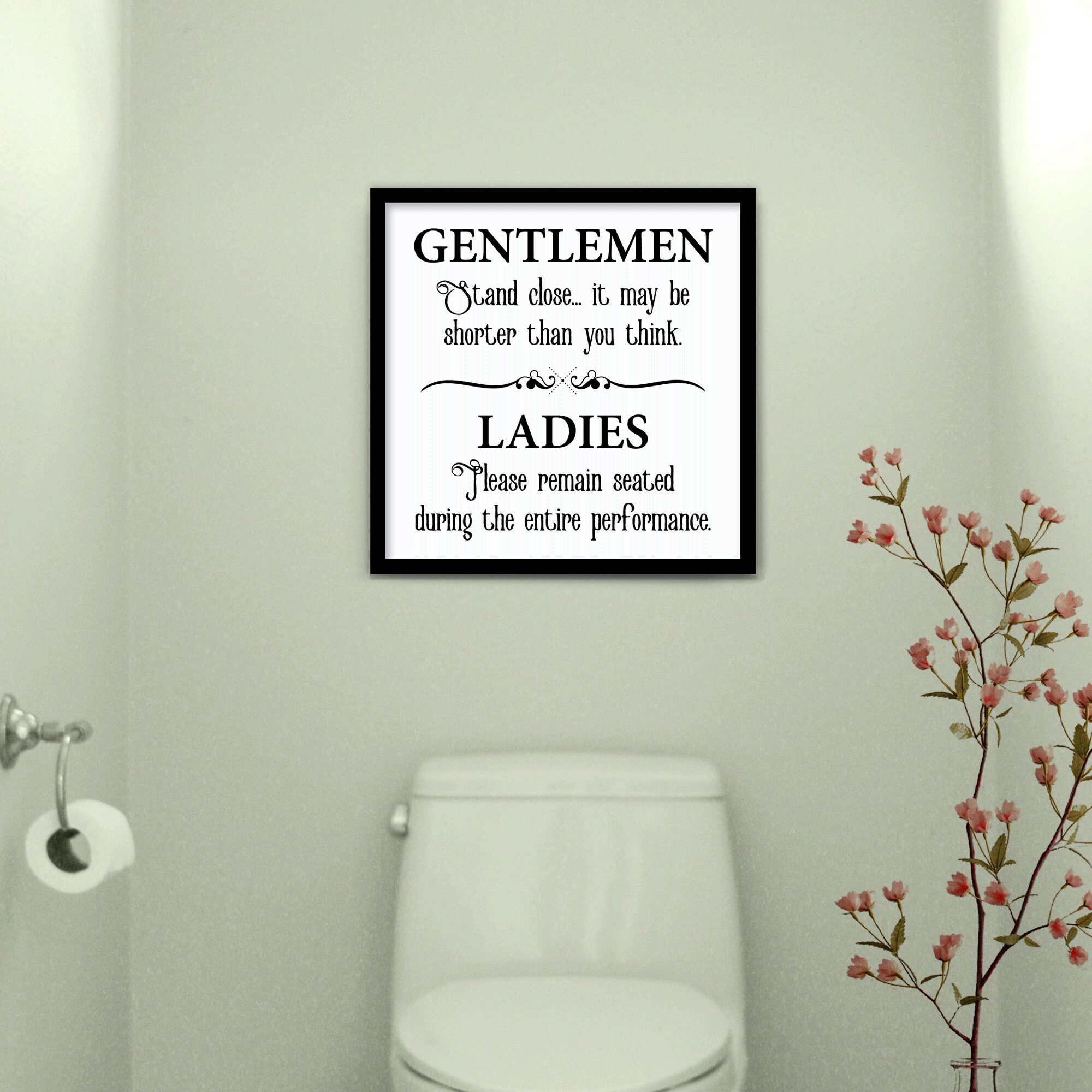 Funny Bathroom Décor You Print and Frame Bathroom Art Etsy