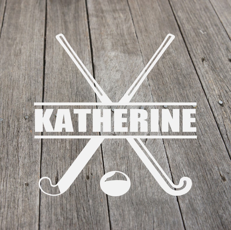 Personalized Field Hockey Name Decal Your Name Field Hockey Etsy