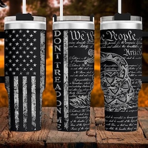 Dont tread on me 40oz tumbler