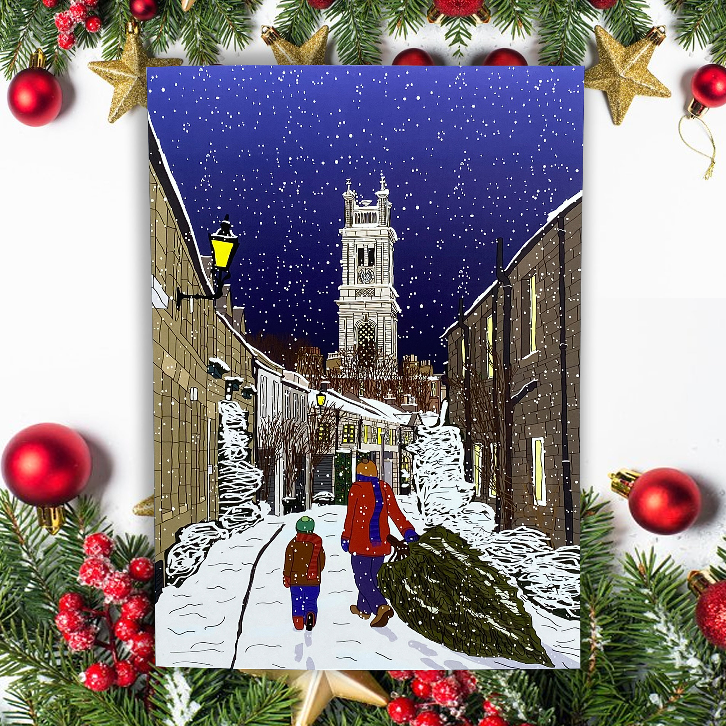 Six Edinburgh Themed Christmas Cards A6 | Etsy