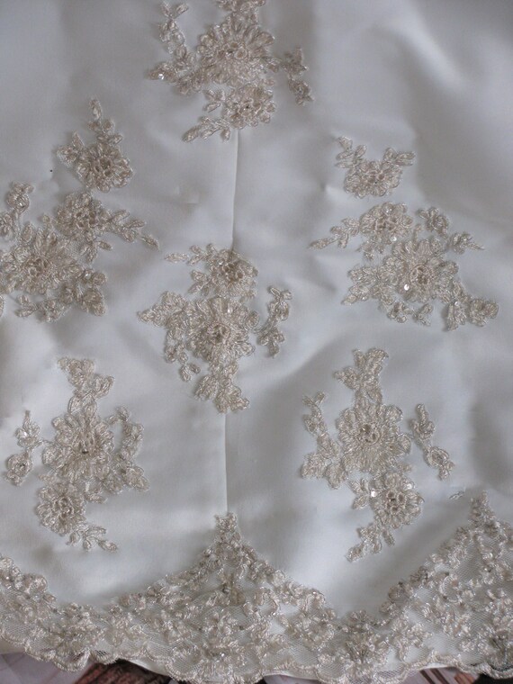 Halter V Neck Wedding Dress, Ivory Wedding Dress,… - image 10
