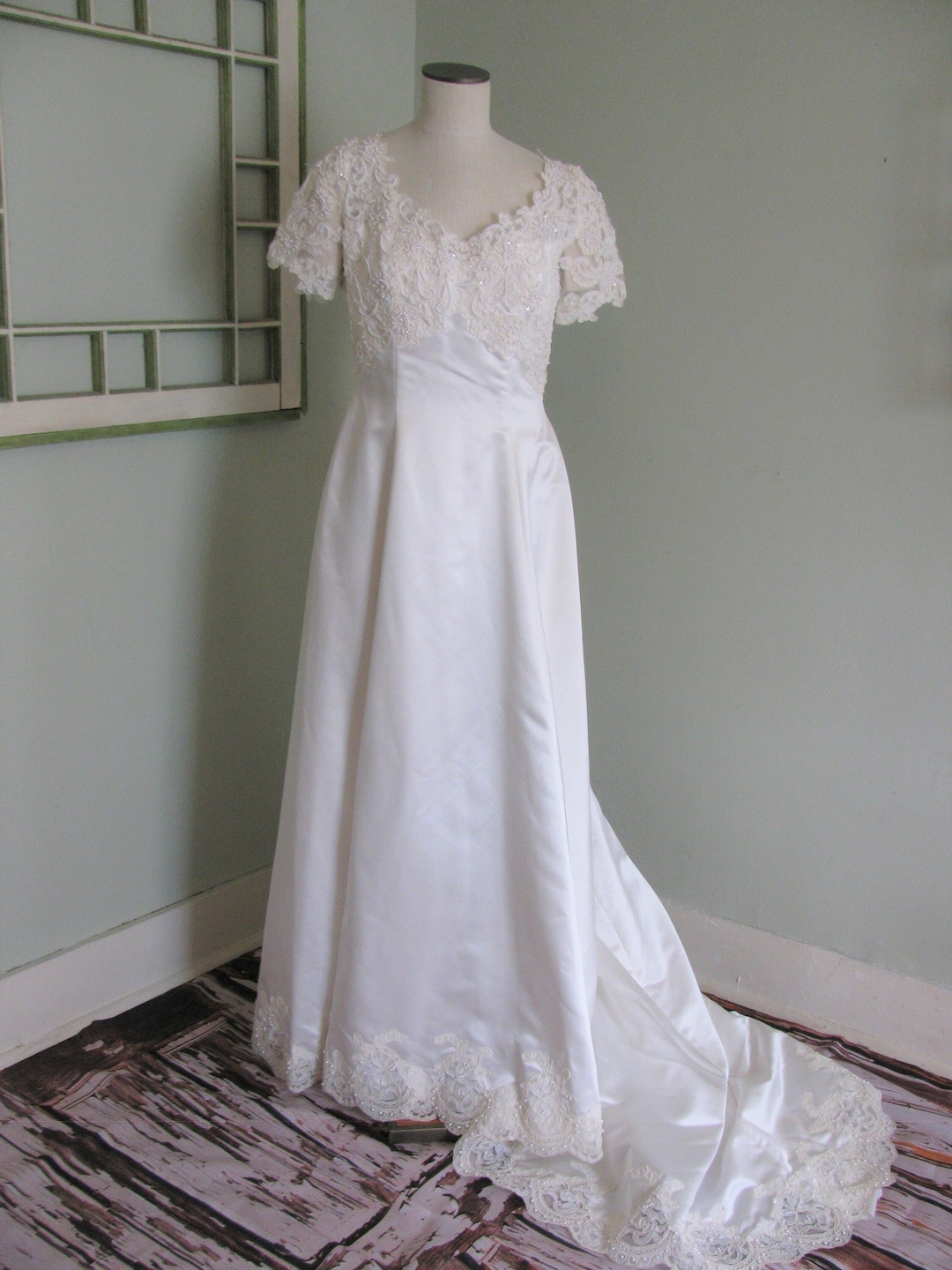 Draped Sweetheart Bodice A-Line Formal Dress Regency