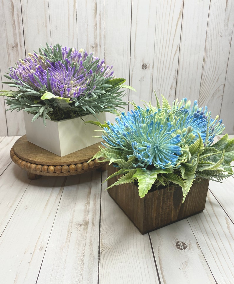 Mini Floral Arrangement, Mother's Day Gift, Bridal Shower Decor, Baby Shower, Hostess Gift, Small Space Decoration, Housewarming image 4