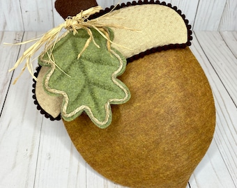 Acorn Wreath Attachment, Fall Decoration, Fall Wreath Attachment, Photo Prop, Autumn Decor, Wreath Attachment for Autumn, Thanksgiving Decor