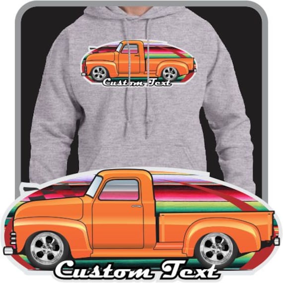 Hoodie Short Bed Chevy GMC Truck Chevrolet C10 1967 1968 1969 1970 1971 1972