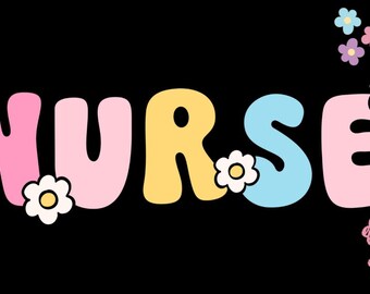 Retro Nurse UV DTF PNG