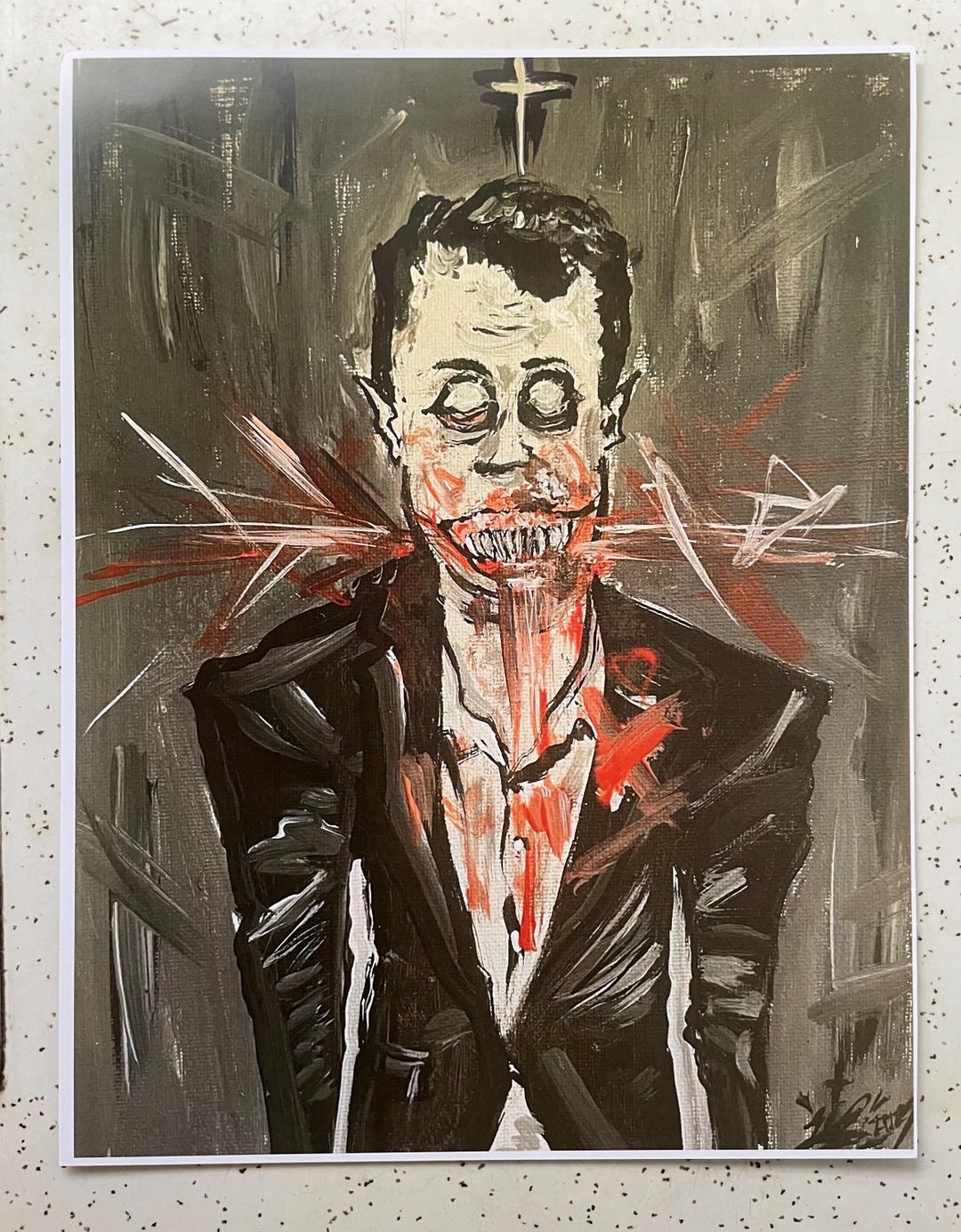 Smirk Print Charlie Smirk Print - Etsy
