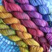 Mini Skein Set, Mini Yarn Set,Mini Set, Mini Yarn, Yak Merino Yarn, 5 Kettle Dyed Speckled Colors, Fingering Sock, Total 435 yds, 100 Grams