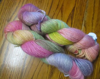 SE2SE Leicester Longwool, Hand Painted Pastels, Luster, 3 Ply Worsted, Aran, 200 yds, 8 oz Skeins