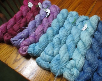 20 Colors, Colorwork, Icelandic Sport Yarn, Kettle Dyed, American Farm Yarn, 250 yds 2 Ply