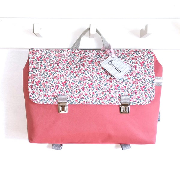 Cartable Maternelle Personnalisé Mini Fleur Rose