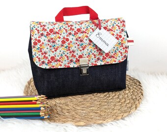 Sac à Dos Maternelle Personnalisé Mini Fleur Rouge
