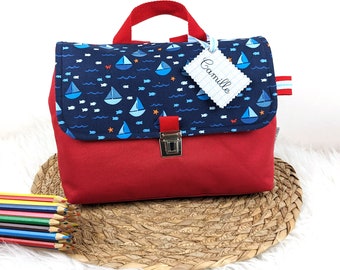 Sac à Dos Maternelle Personnalisé Voilier