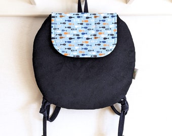 Baby Fish Navy Backpack