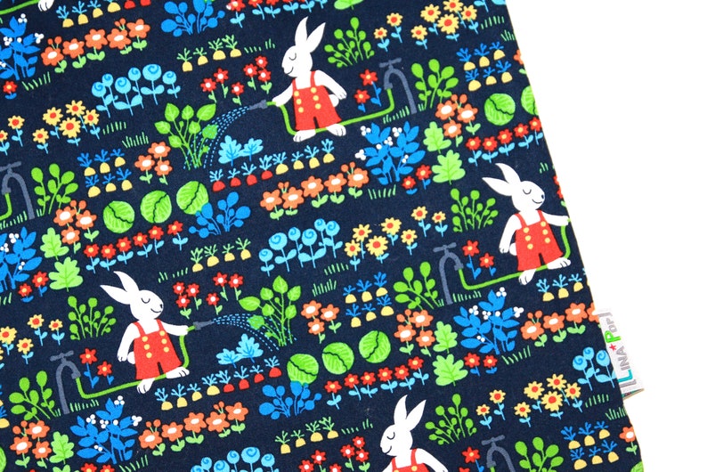 Elastic Bib Baby Pattern Rabbit