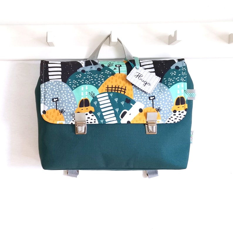 Cartable Maternelle Personnalisé Voiture image 2