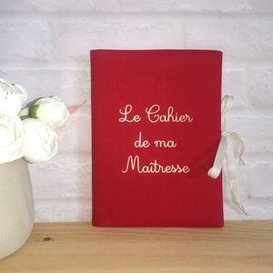 MISTRESS Regalo Cuaderno Escolar Rojo