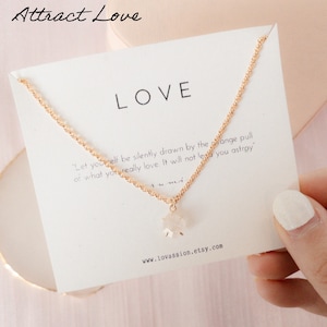 16K Gold Rose Quartz Necklace • tiny rose quartz necklace • rose quartz pendant necklace • rose quartz charm necklace • rose quartz jewelry