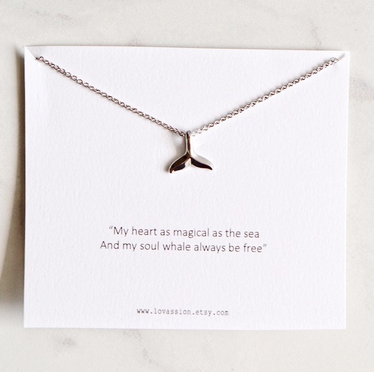 Jewels Obsession Whale Tale Necklace Rhodium-plated 925 Silver Whale Tale Pendant with 24 Necklace Jewels Obsession Whale Tale Necklace Rhodium-plated 925 Silver Whale Tale Pendant with 24 Necklace