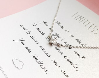 Cubic Zirconia Star Necklace, tiny star necklace, star necklace, dainty star necklace, inspirational necklace, cz necklace, meaningful gift
