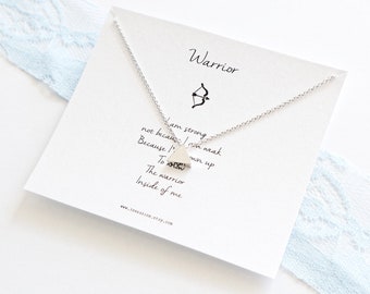 Silver Triangle Necklace • triangle necklace • tiny triangle necklace • triangle choker • strength necklace • be strong gift