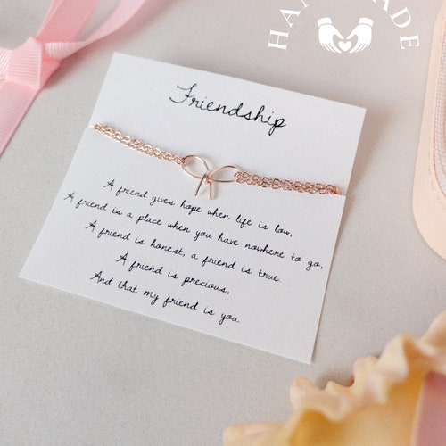 Best Friend Bracelet Double Friendship Bracelet Infinity Etsy