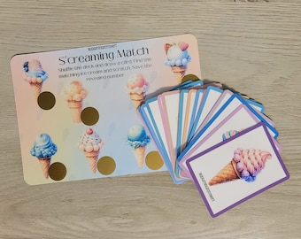 S'creaming Match Savings Challenge | Scratch Off Savings Challenge