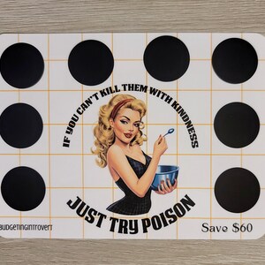 Sarcastic Women Scratch Off Savings Challenges Poison