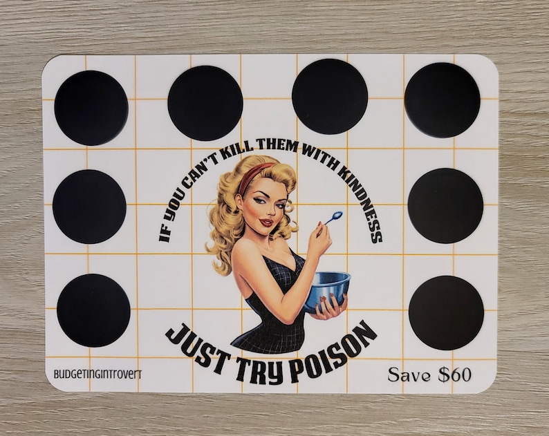 Sarcastic Women Scratch Off Savings Challenges Poison