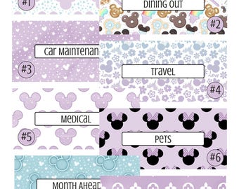 Magical Mouse Cash Envelope Dashboards | Cash Stuffing