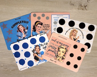 Sarcastic Women Scratch Off Savings Challenges
