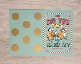 Did You Try Icing It Christmas Scratch Off Savings Challenge | Cash Stuffing