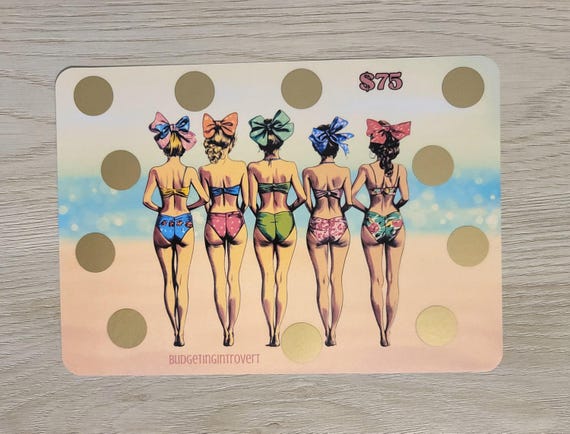 Summer Bikini Scratch Off Savings Challenge