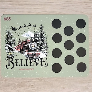 Believe Christmas Scratch Off Savings Challenge | Cash Stuffing