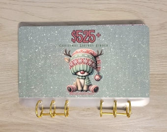 Christmas Friends Themed Savings Challenge Binder | Cash Stuffing